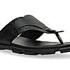 Imperio By Regal Black Men Casual Leather Sandals