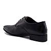 Regal Black Men Formal Textured Leather Lace Ups