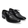 Regal Black Men Formal Textured Leather Lace Ups