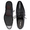 Regal Black Men Formal Textured Leather Lace Ups