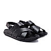 Regal Black Men Casual Leather Sandals