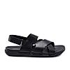 Regal Black Men Casual Leather Sandals