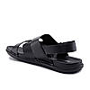 Regal Black Men Casual Leather Sandals