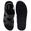 Regal Black Men Casual Leather Sandals