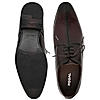 Regal Maroon Men Formal Textured Leather Lace Ups