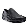 Regal Black Men Casual Leather Driving Loafers