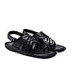 Regal Black Men One Toe Formal Strappy Sandal