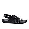 Regal Black Men One Toe Formal Strappy Sandal