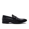 Imperio By Regal Black Men Formal Textured Leather Slip Ons