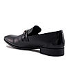 Imperio By Regal Black Men Formal Textured Leather Slip Ons