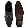 Imperio By Regal Black Men Formal Textured Leather Slip Ons