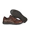 ECCO BROWN MEN IRVING LACE-UP SNEAKERS