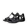 ECCO BLACK WOMEN FLASH T-STRAP SANDALS