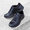 ECCO BLACK MEN IRVING LACE-UP SNEAKERS