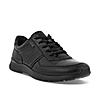 ECCO BLACK MEN IRVING LACE-UP SNEAKERS