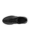 ECCO BLACK MEN IRVING LACE-UP SNEAKERS