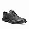 ECCO BLACK MEN LISBON FORMAL LACE-UPS