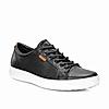 ECCO BLACK MEN SOFT 7 M LACE-UP SNEAKERS