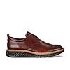 ECCO COGNAC MEN ST.1 HYBRID CASUAL LACE-UPS