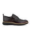 ECCO BROWN MEN ST.1 HYBRID CASUAL LACE-UPS