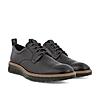 ECCO BROWN MEN ST.1 HYBRID CASUAL LACE-UPS