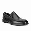 ECCO BLACK MEN LISBON FORMAL SLIP-ONS