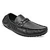 Imperio Black Men Flexible Casual Leather Loafers