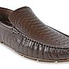 Regal Brown Men Flexible Crocodile Leather Loafers
