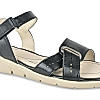 ROCIA BLACK WOMEN COMFORT FLAT SANDALS