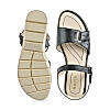 ROCIA BLACK WOMEN COMFORT FLAT SANDALS