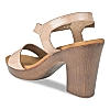 ROCIA NUDE WOMEN BLOCK HEEL PATENT SANDALS