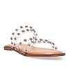 Rocia By Regal Transparent Women Diamante Studded Vinyl Flats