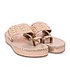 Rocia By Regal Rose Gold Women Embroidered Cushioned Flats