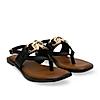 Rocia By Regal Black Women Buckled Backstrap Sandals