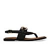 Rocia By Regal Black Women Buckled Backstrap Sandals