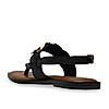 Rocia By Regal Black Women Buckled Backstrap Sandals