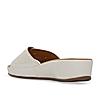 Rocia By Regal White Women Slip On Buckled Flats