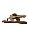 Rocia By Regal Beige Women Buckled Backstrap Sandals