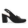 Rocia By Regal Black Women Sling Back Pumps