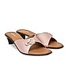 Rocia By Regal Pink Women Textured Kitten Heel Sandals