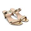 Rocia By Regal Gold Women Kitten Heel Sandals