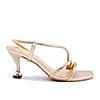 Rocia By Regal Gold Women Strappy Diamond Stilettos