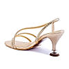 Rocia By Regal Gold Women Strappy Diamond Stilettos