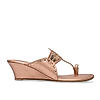 Rocia By Regal Rose Gold Women Kolhapuri Wedges