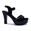 Rocia By Regal Black Women Diamond Studded Stilettos