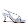 Rocia By Regal Silver Women Strappy Diamond Stilettos