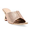 Rocia By Regal Rose Gold Women Diamond Encrusted Stilettos