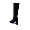 Rocia By Regal Black Women Knee Length Boots