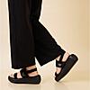 Rocia By Regal Black Women Casual Smart Wedges