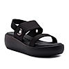 Rocia By Regal Black Women Casual Smart Wedges